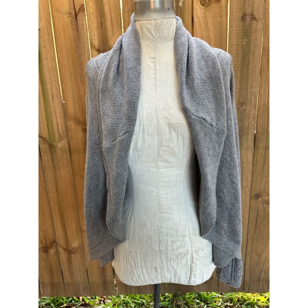 HANNA ANDERSSON LACY Soft Shawl Collar  Cardigan Sweater S